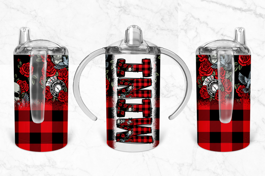 Plaid pattern Sippy Cup