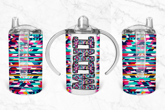 Abstract aztec sippy Cup