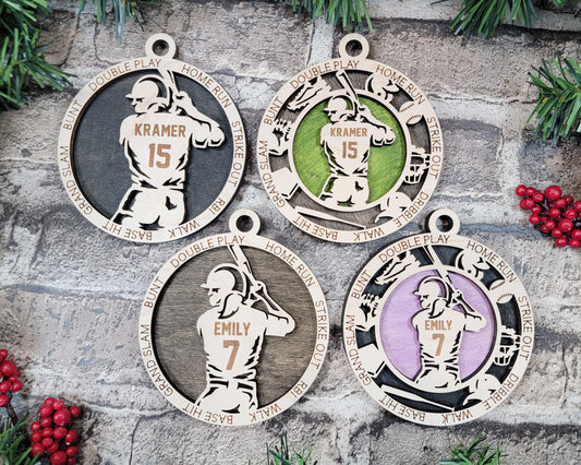 Sports Series I Ornament -Softball