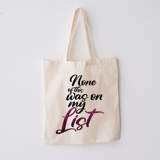 Canvas Tote Bag  - Quote 21