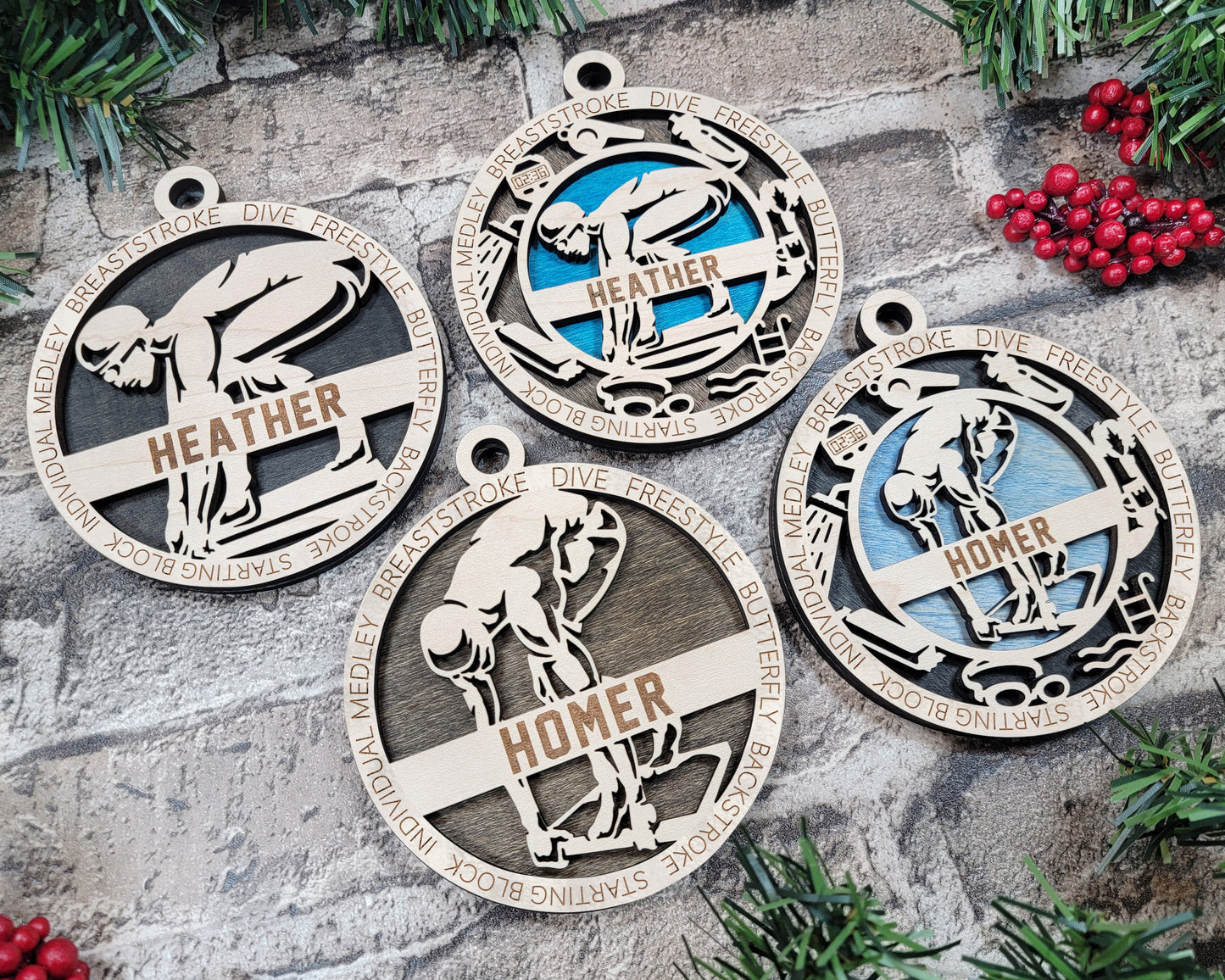 Sports Series I Ornament - Swimming