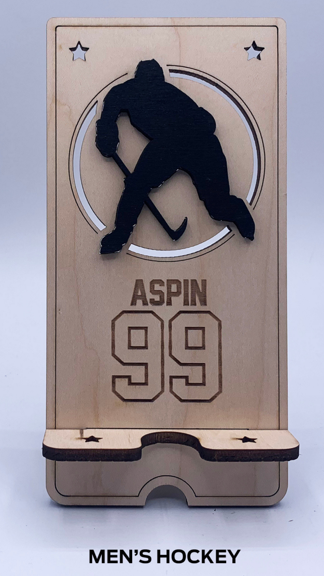 Sports Cell Phone Stand - Hockey