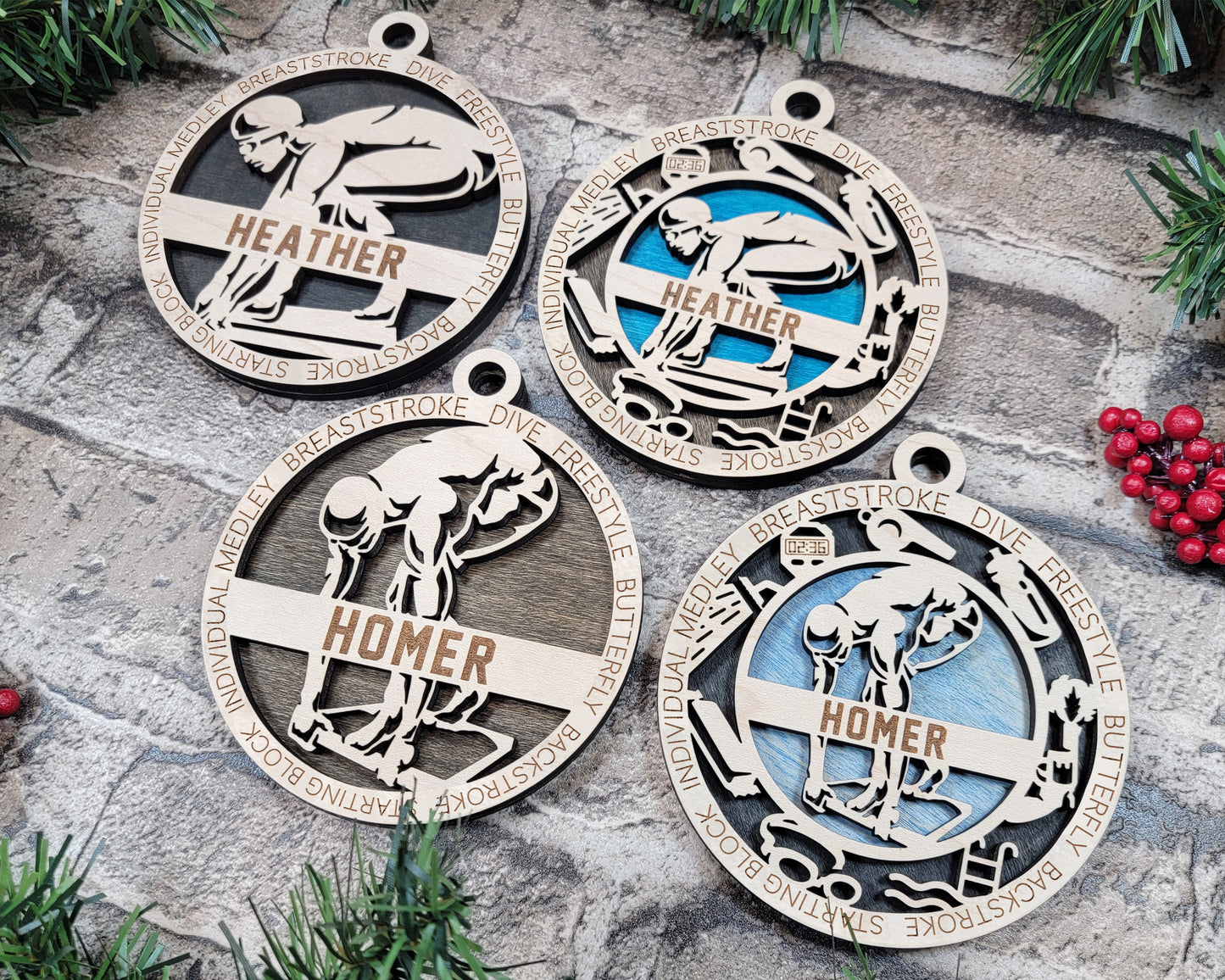 Sports Series I Ornament - Swimming