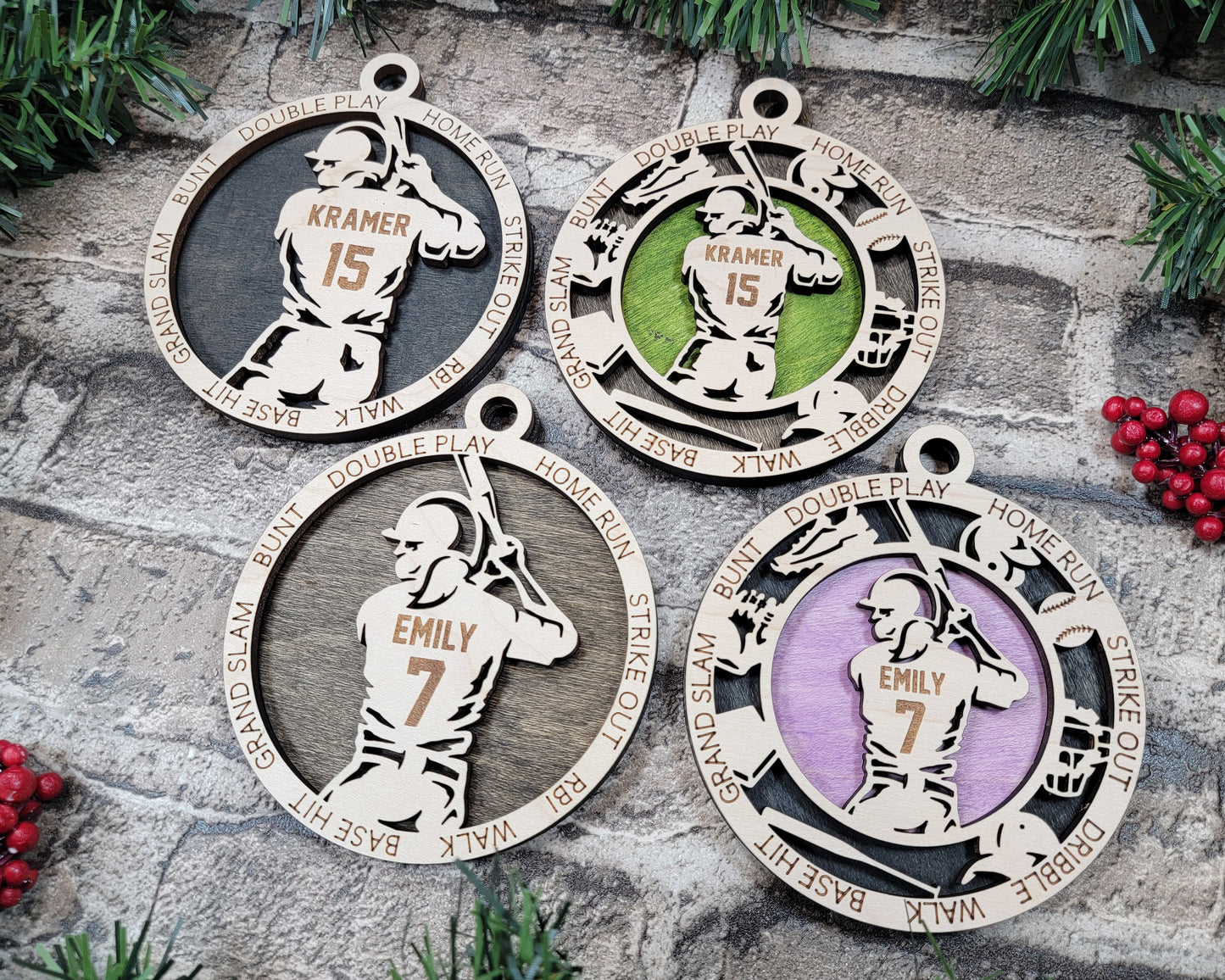 Sports Series I Ornament -Softball