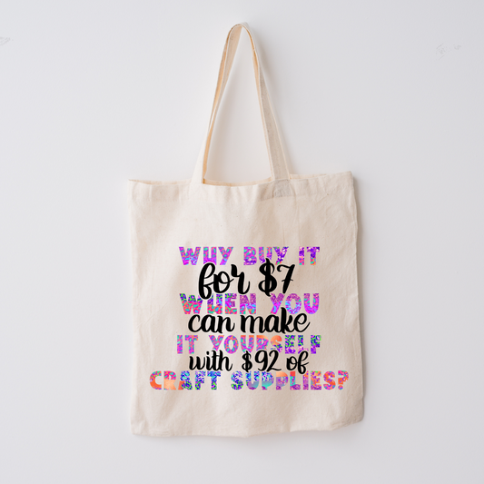 Canvas Tote Bag  - Quote  3