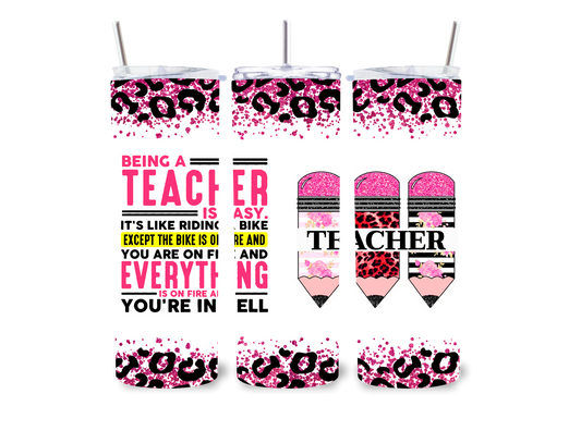 Teacher Tumbler style 45