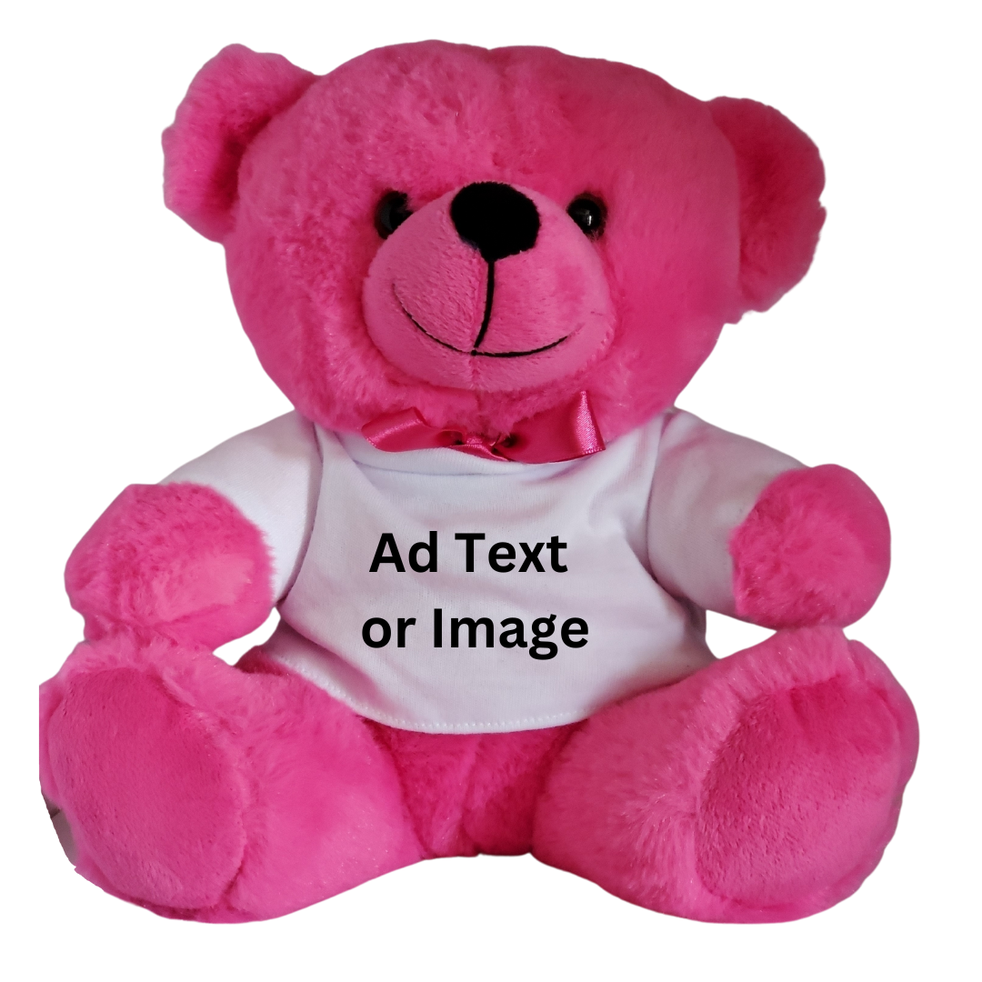 Custom Bear with Tshirt Pink