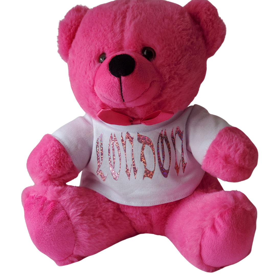 Custom Bear with Tshirt Pink