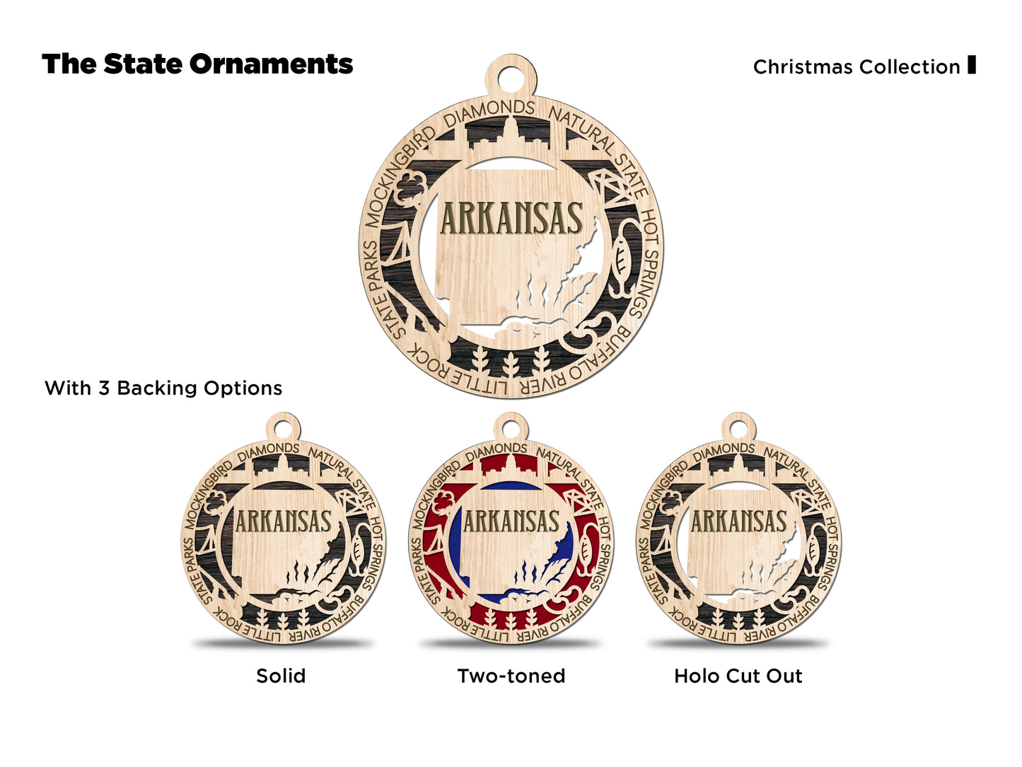 State Ornaments - Arkansas