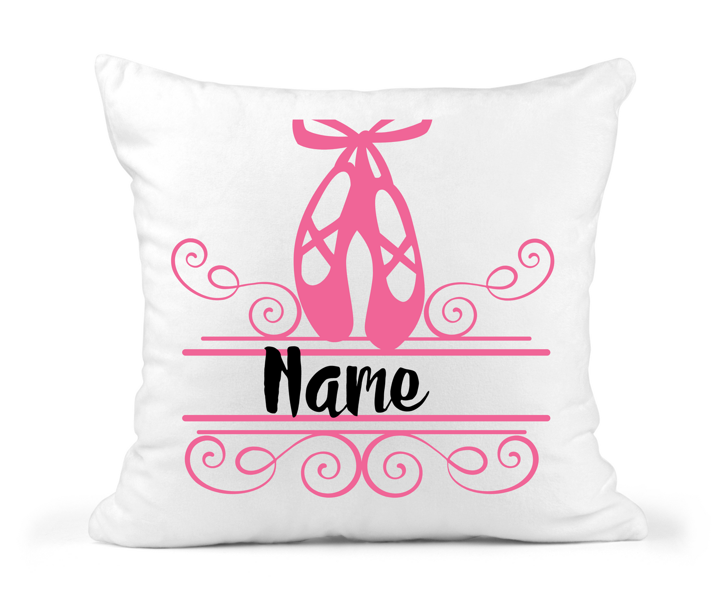 Personalized Ballerina Throw Pillow Gift for Her