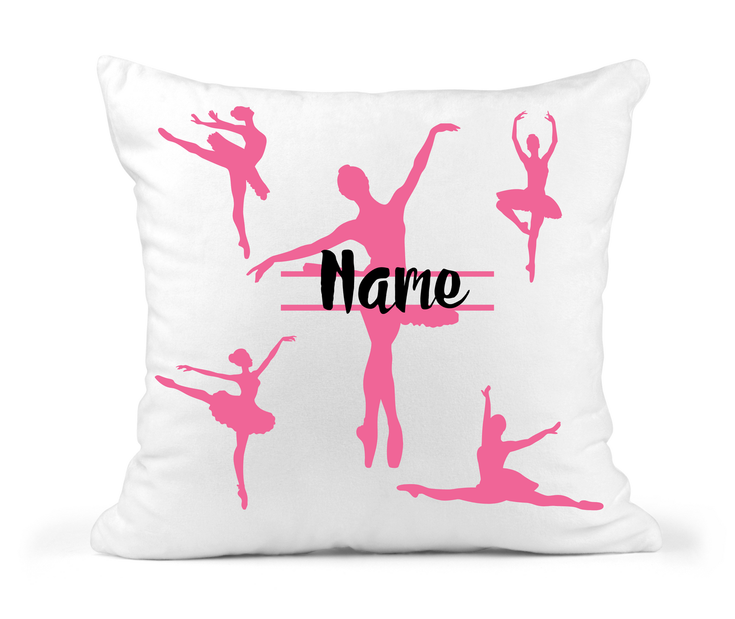 Personalized Ballerina Throw Pillow Gift for Her