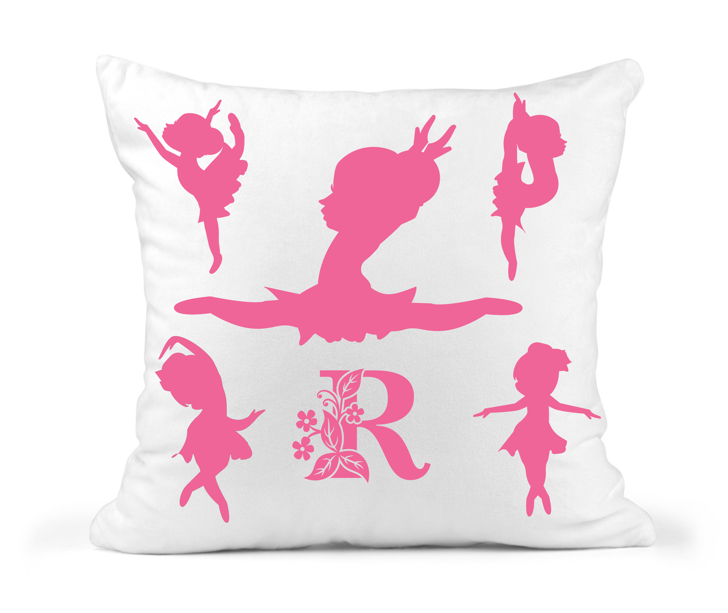 Personalized Ballerina Throw Pillow Gift for Her