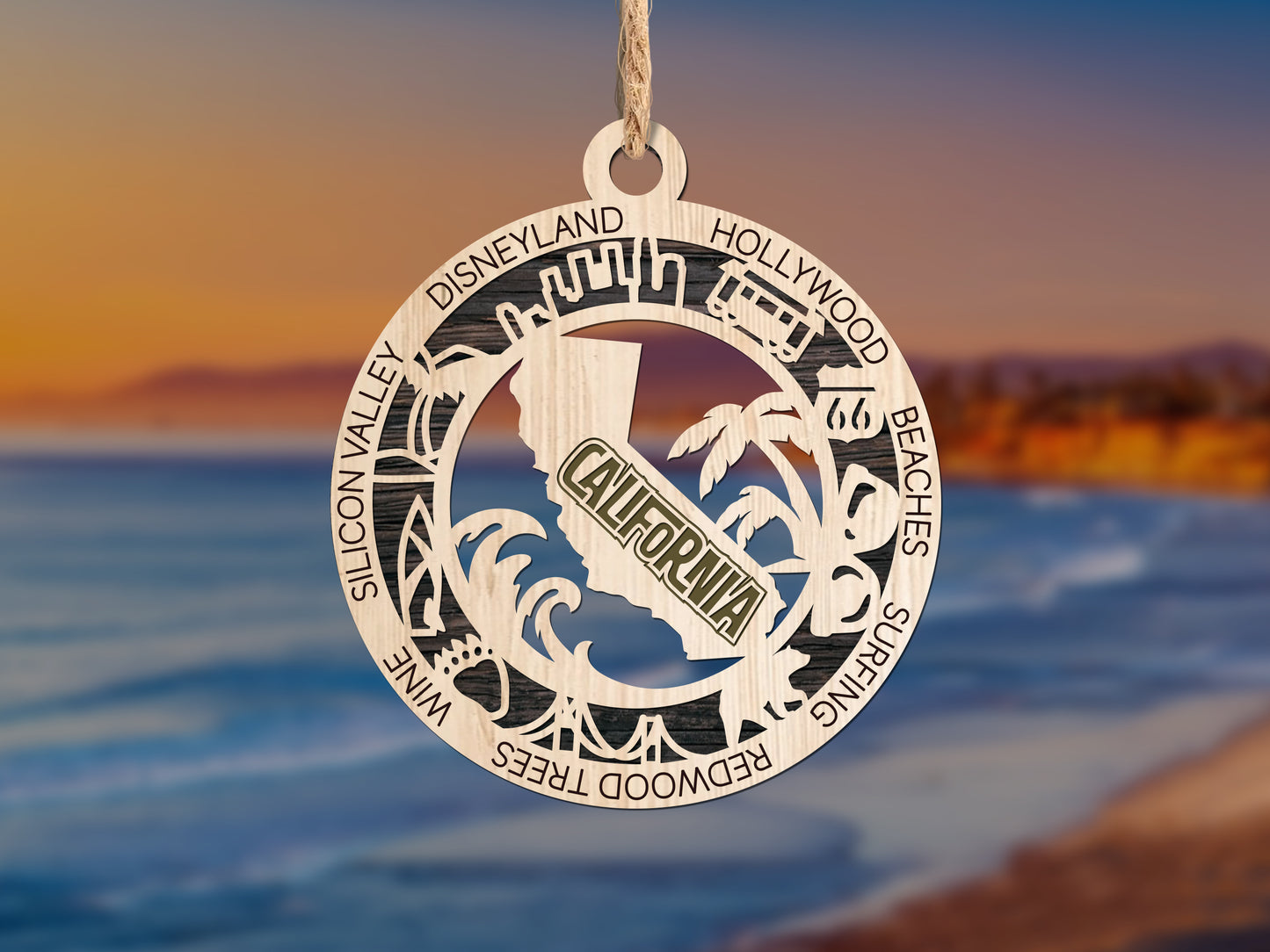 State Ornaments - California