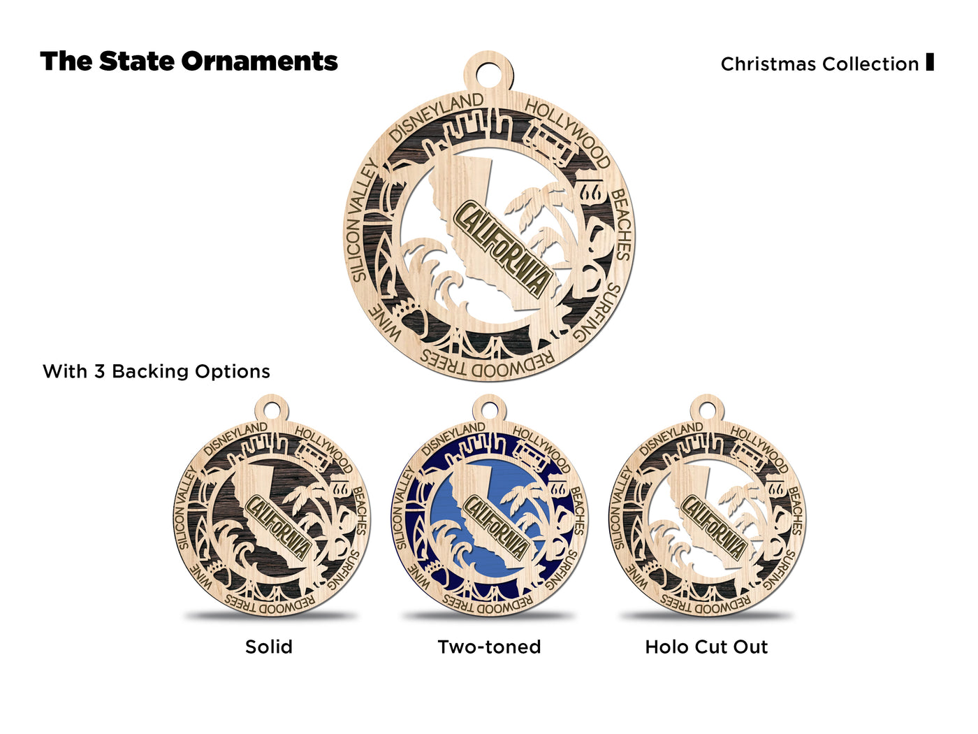 State Ornaments - California
