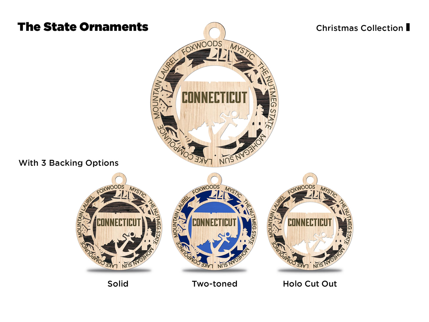 State Ornaments - Connecticut