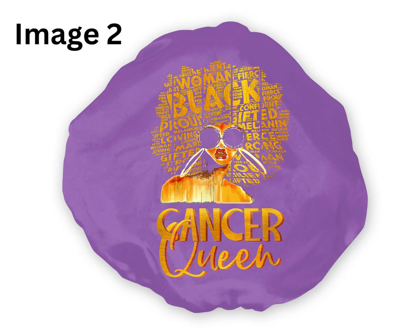 Wide Band Satin Hair Bonnet Cancer Zodiac Available in 9 colors