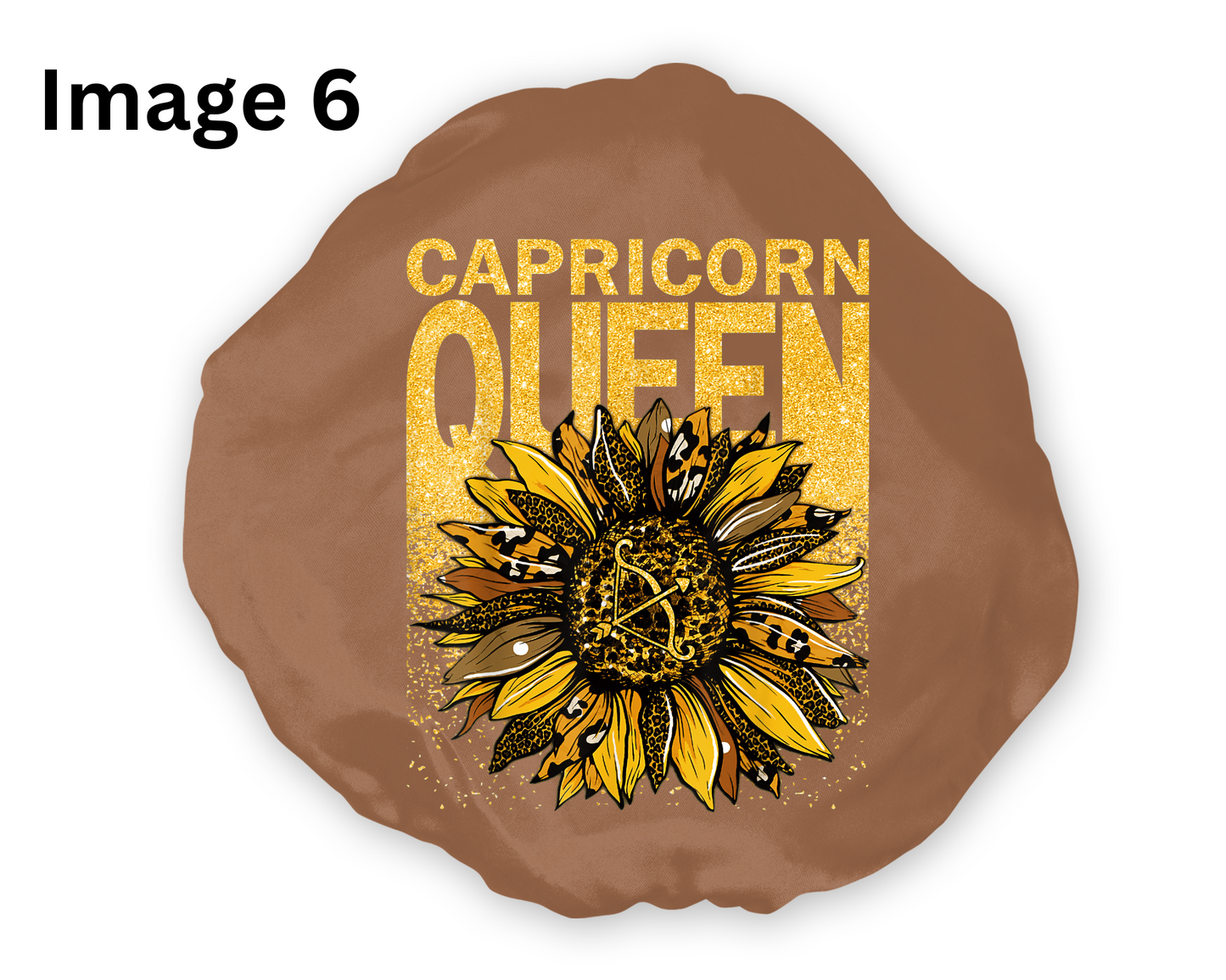 Wide Band Satin Hair Bonnet Capricorn Zodiac available in 9 colors