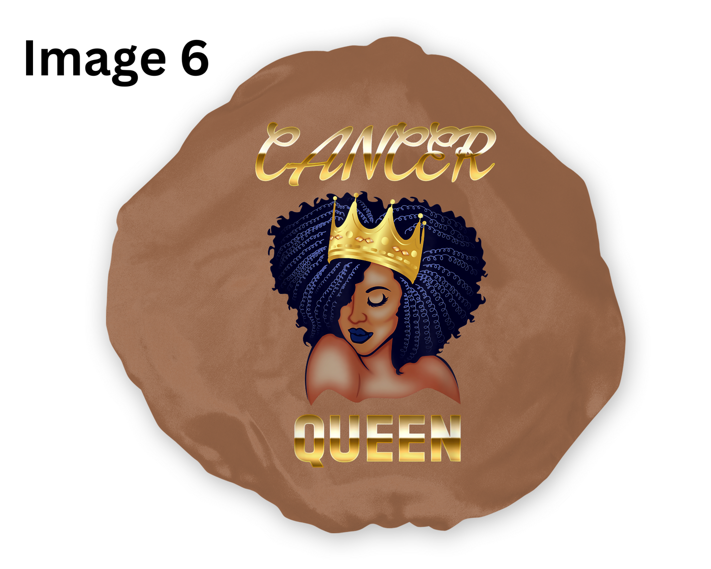 Wide Band Satin Hair Bonnet Cancer Zodiac Available in 9 colors