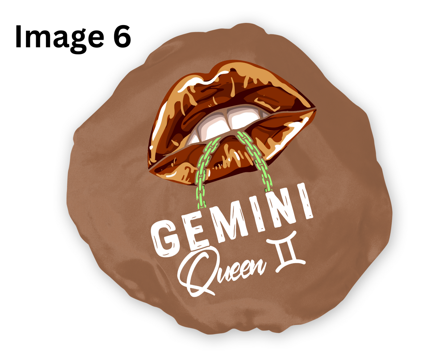 Wide Band Satin Hair Bonnet Gemini Zodiac available in 9 colors