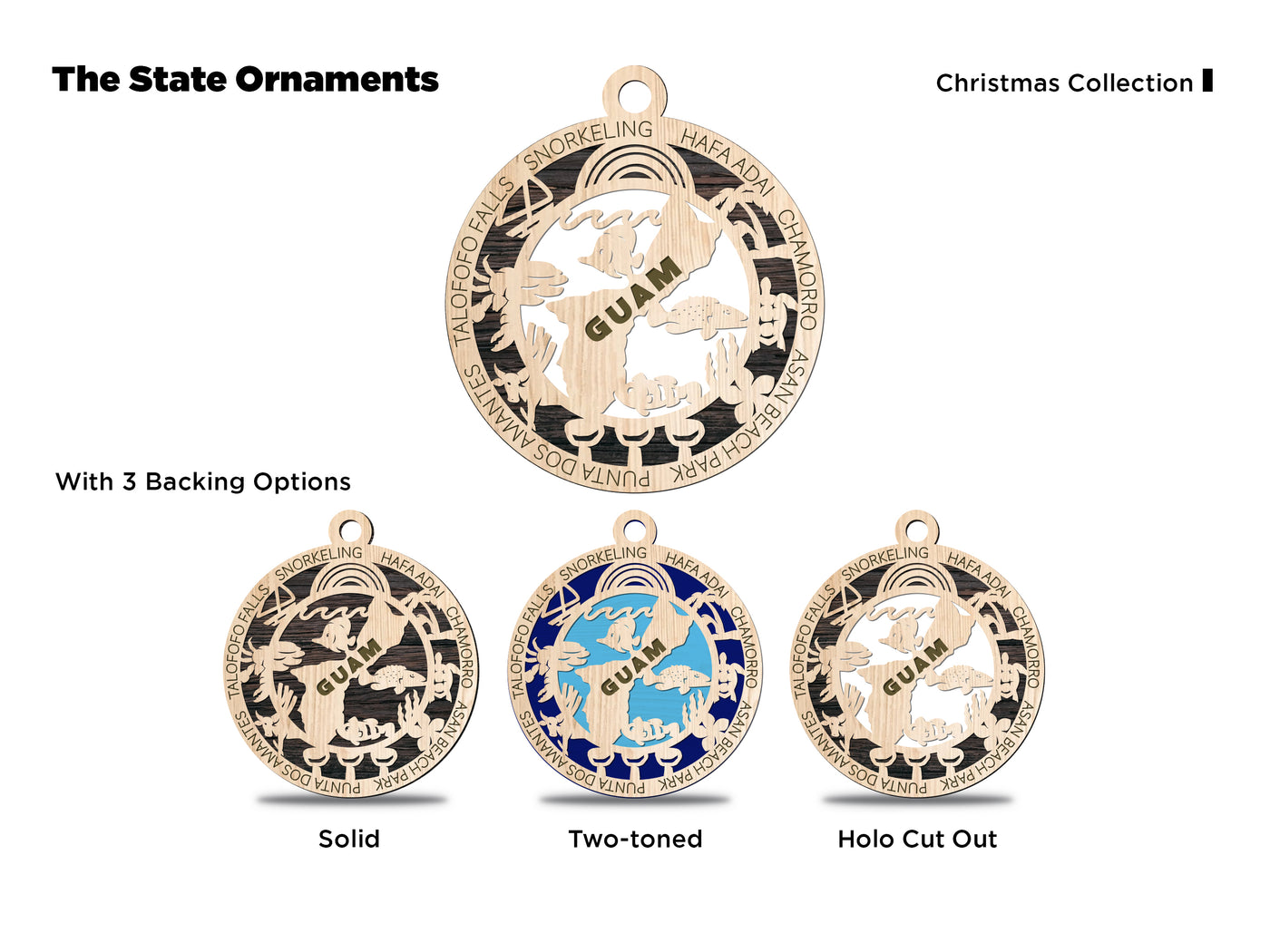 State Ornaments - Guam