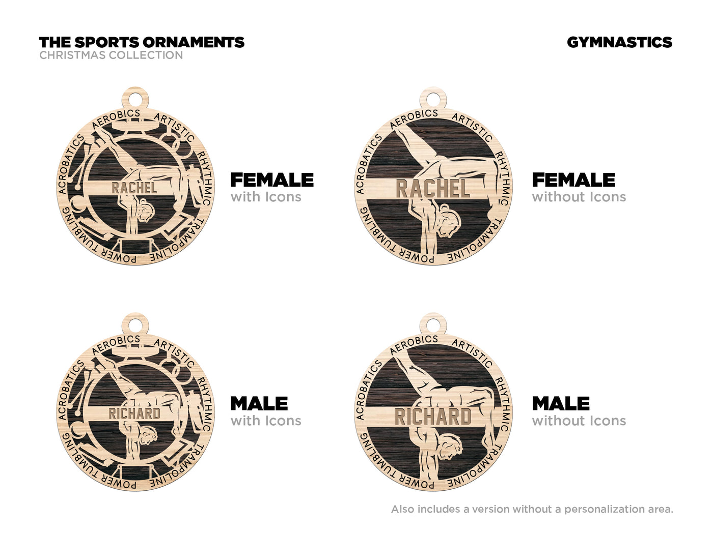Sports Series I Ornament - Gymnastics