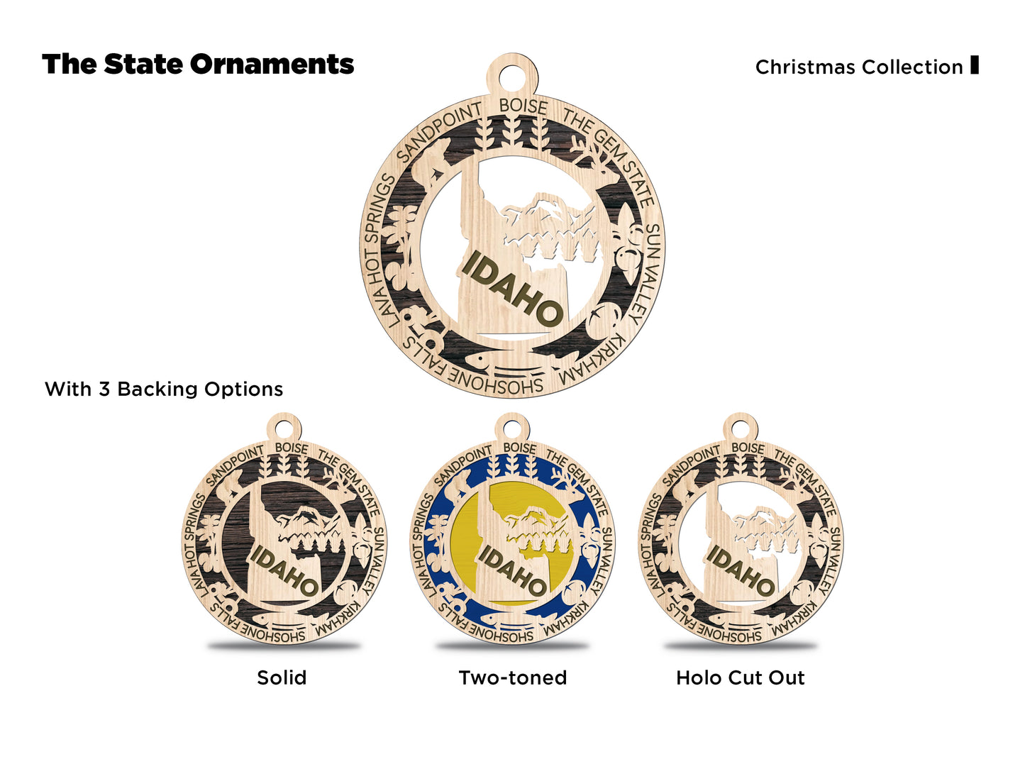 State Ornaments - Idaho