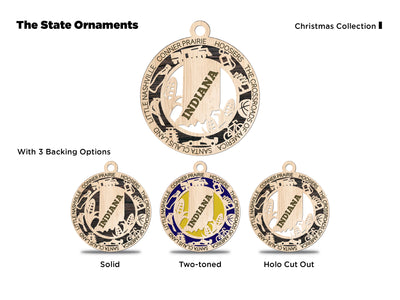 State Ornaments -Indiana