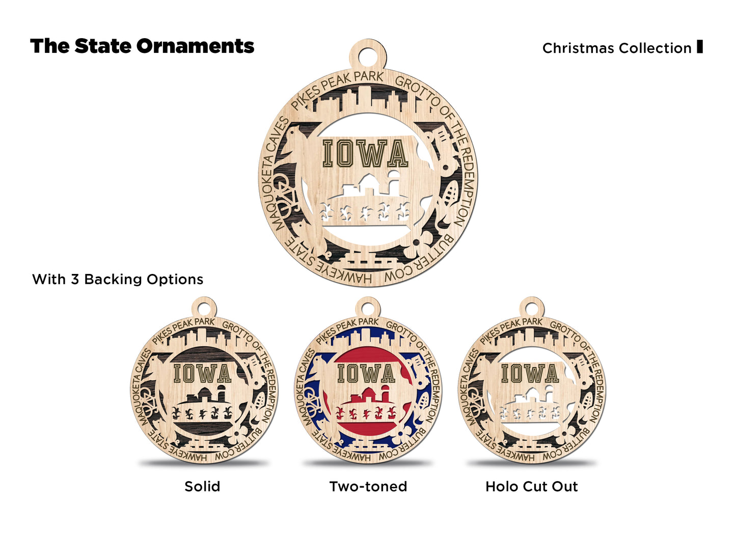 State Ornaments - Iowa