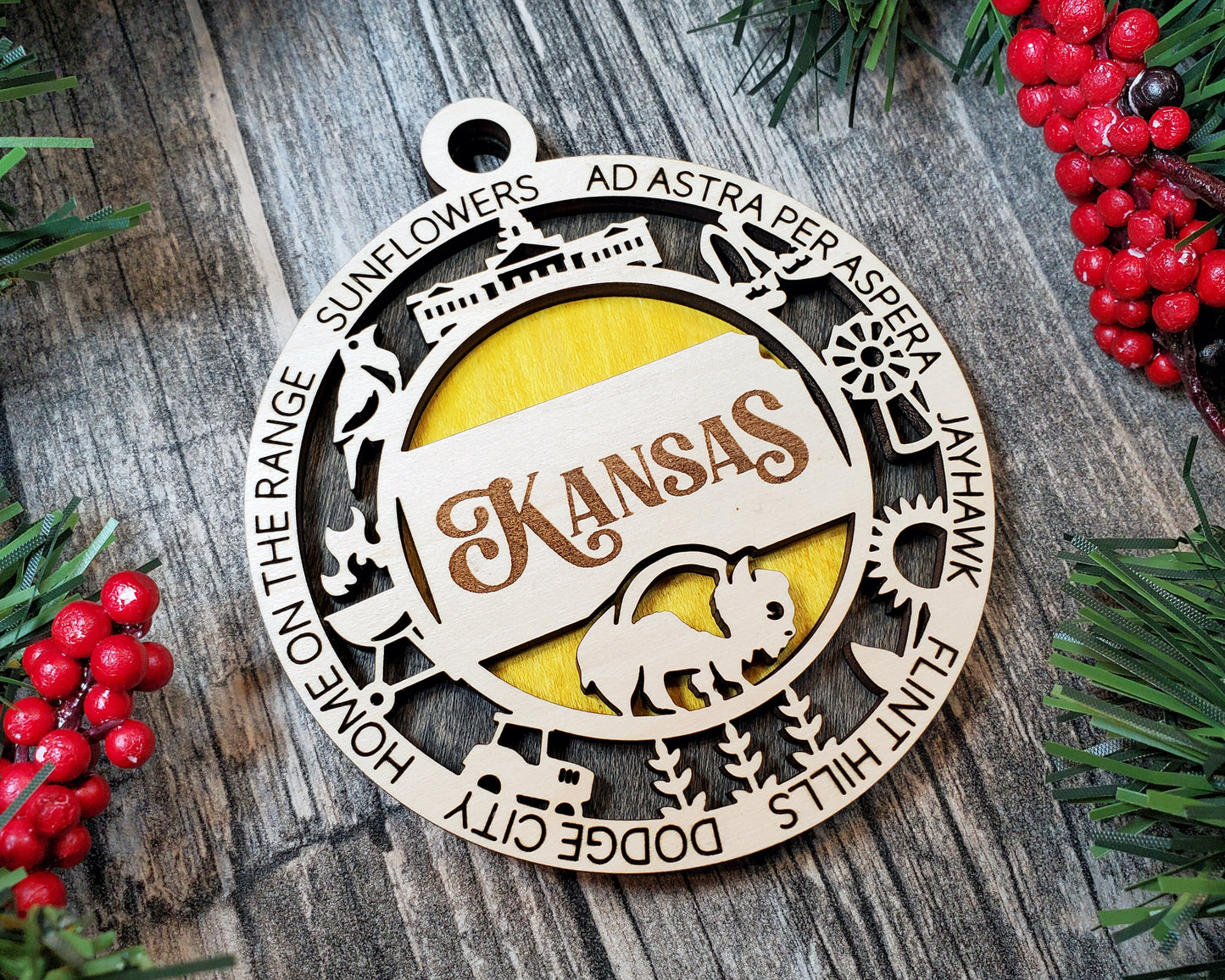 State Ornaments - Kansas