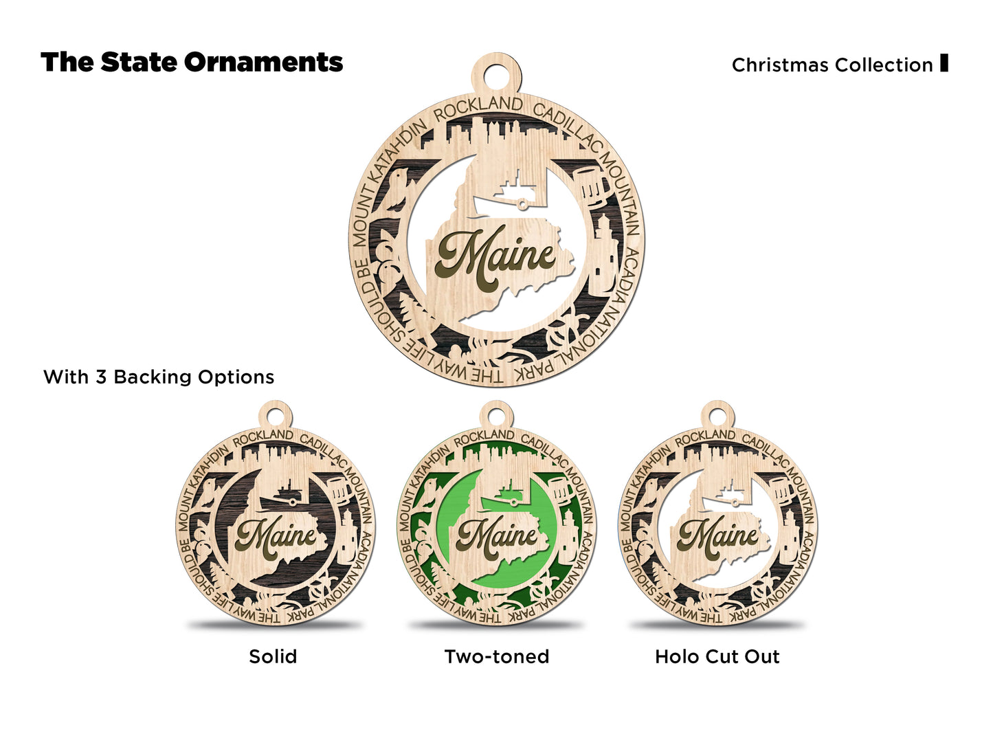 State Ornaments - Maine