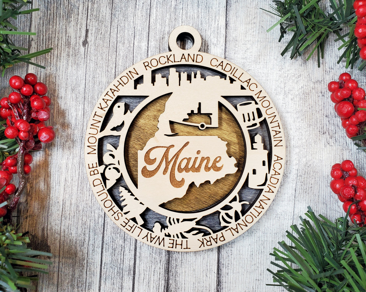 State Ornaments - Maine
