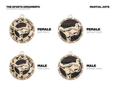 Sports Series I Ornament - Martial Arts