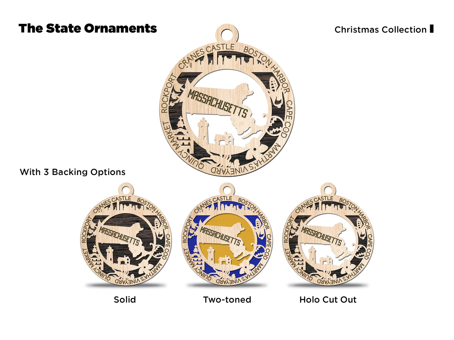 State Ornaments - Massachusetts