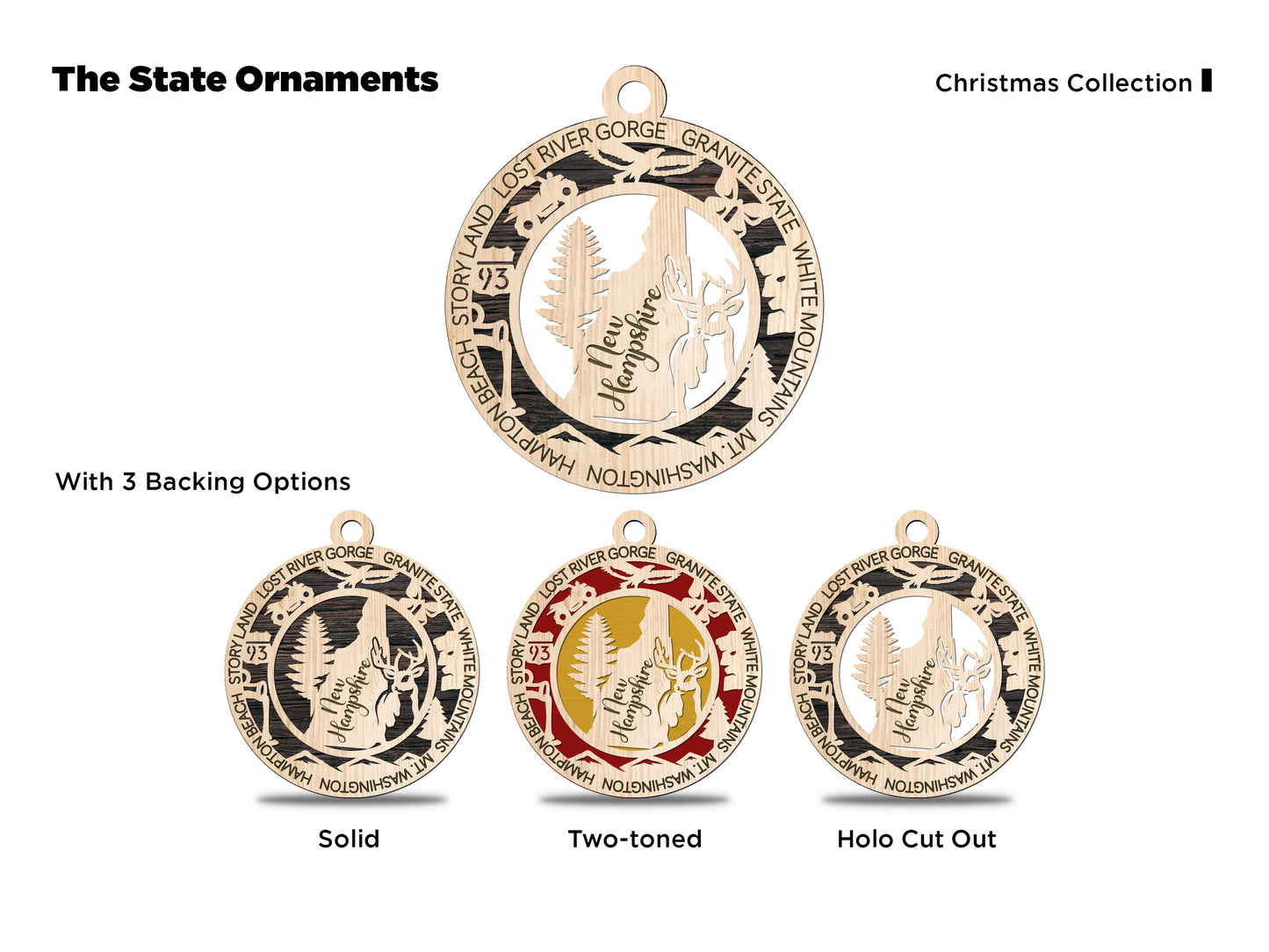 State Ornaments - New Hampshire