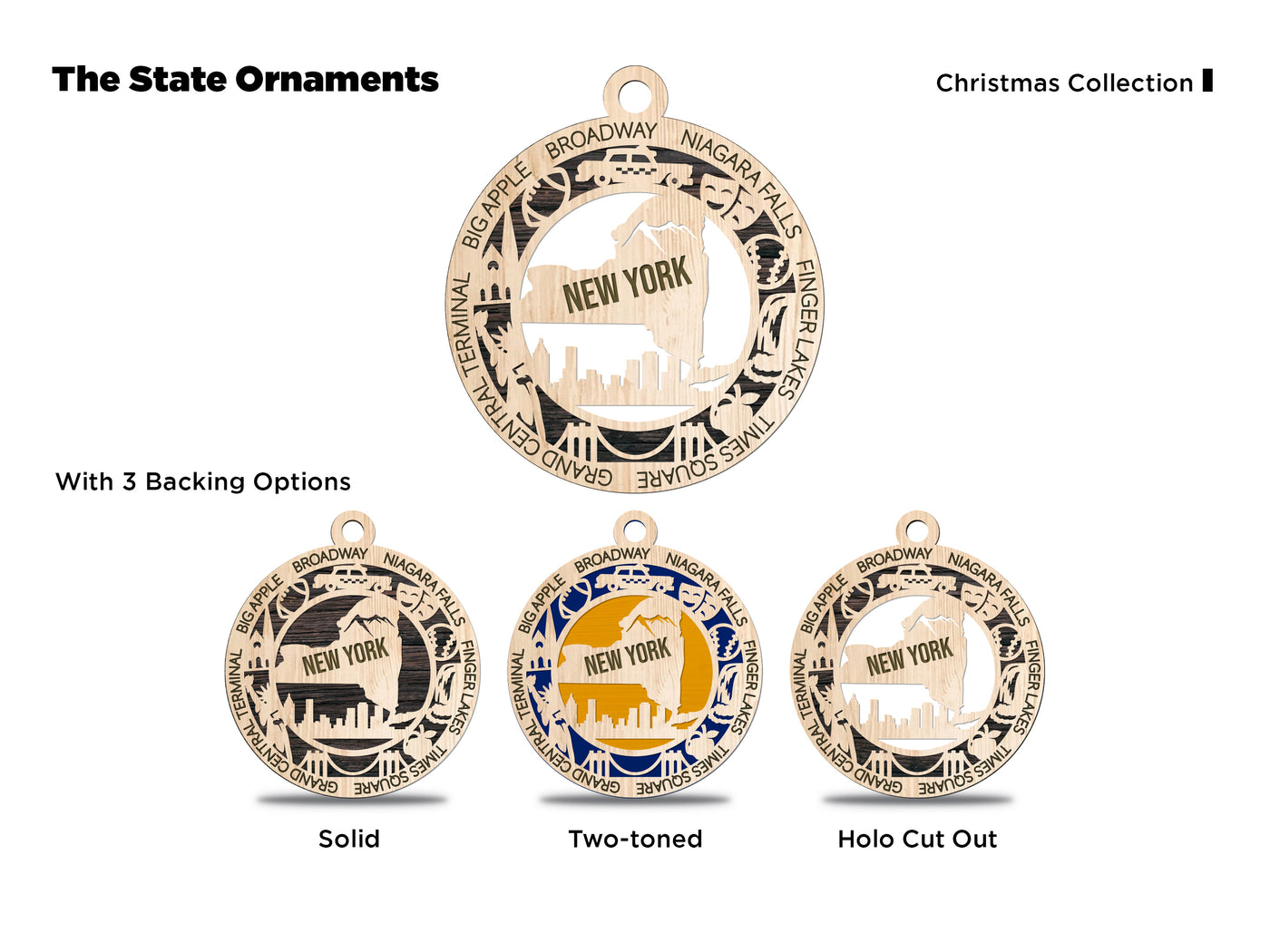 State Ornaments - New York