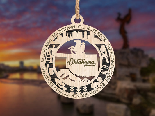 State Ornaments - Oklahoma