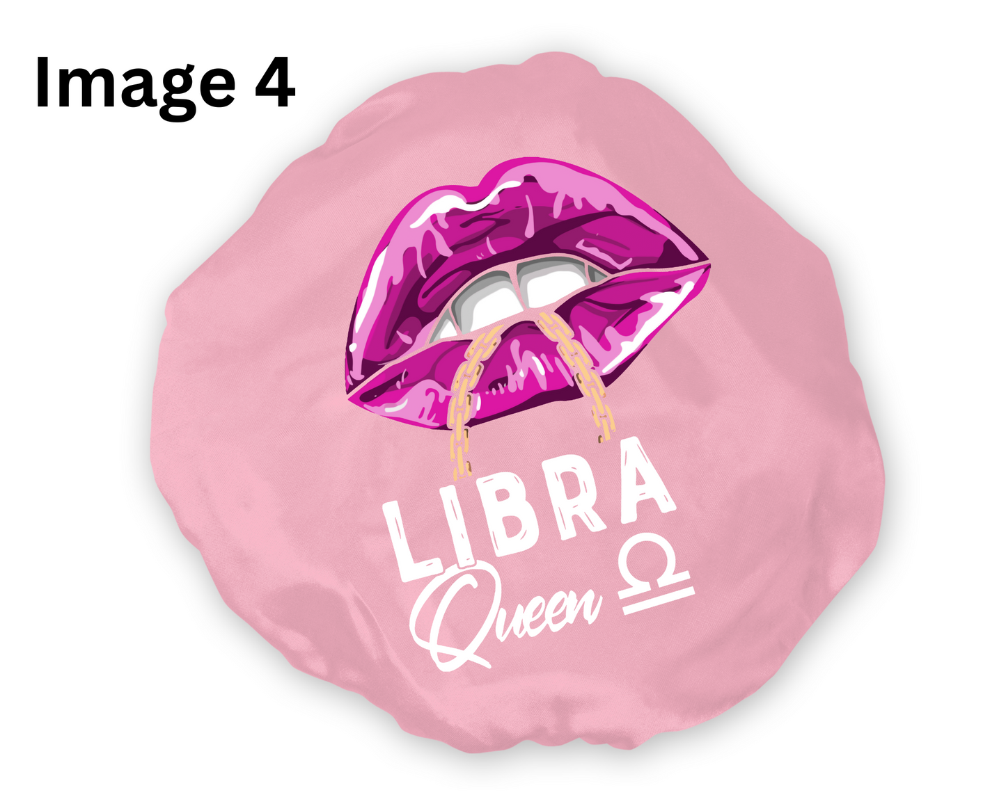 Wide Band Satin Hair Bonnet Libra Zodiac available in 9 colors