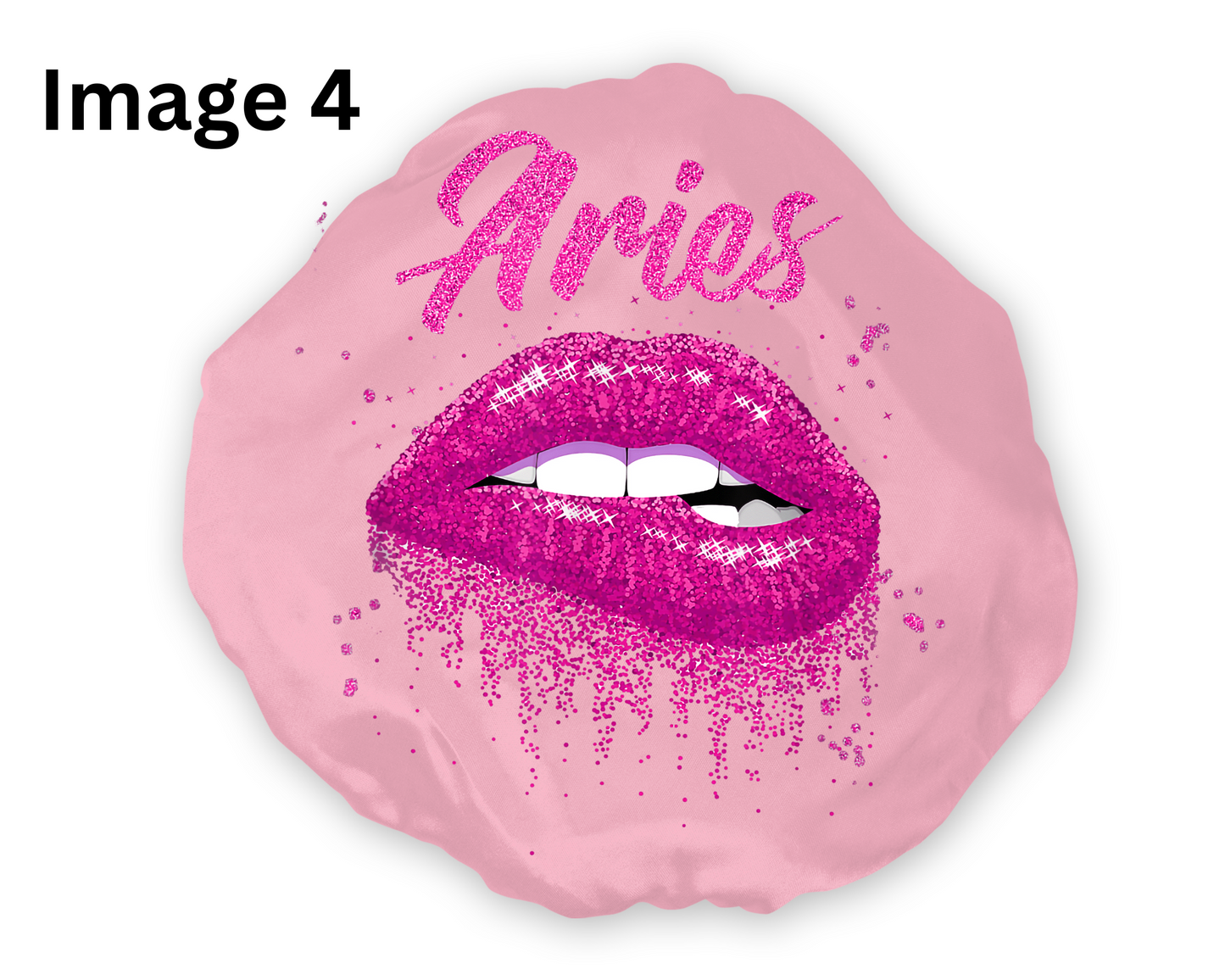 Wide Band Satin Hair Bonnet Aries Zodiac Available in 8 colors