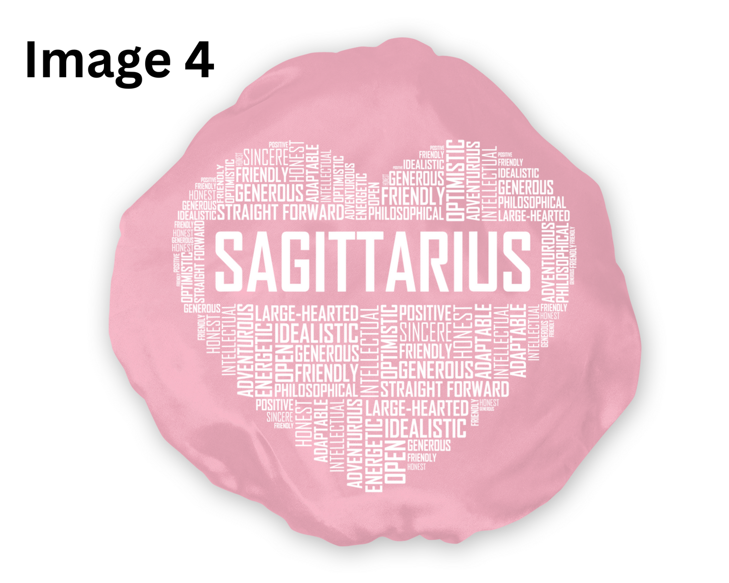 Wide Band Satin Hair Bonnet Sagittarius Zodiac available in 9 colors