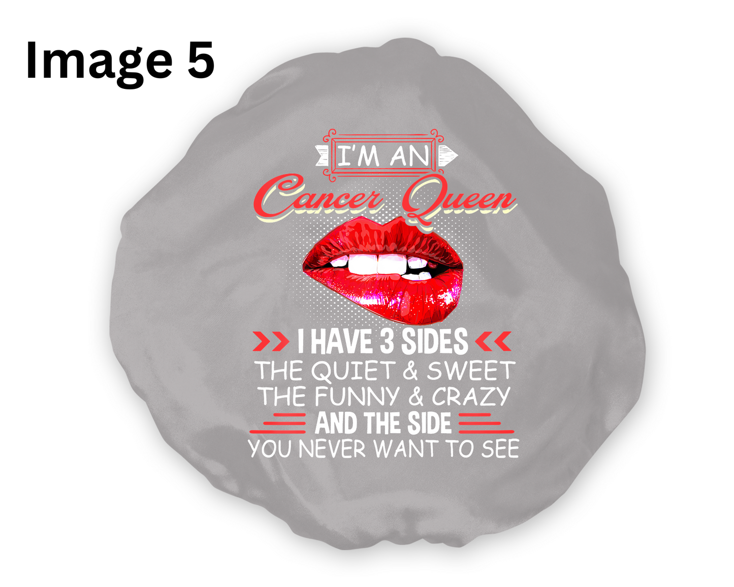 Wide Band Satin Hair Bonnet Cancer Zodiac Available in 9 colors