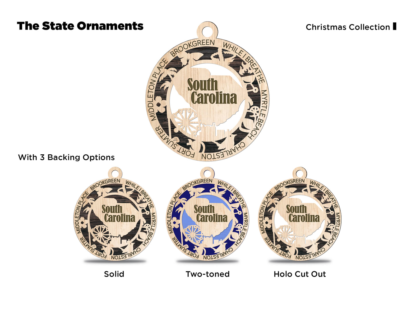 State Ornaments - South Carolina