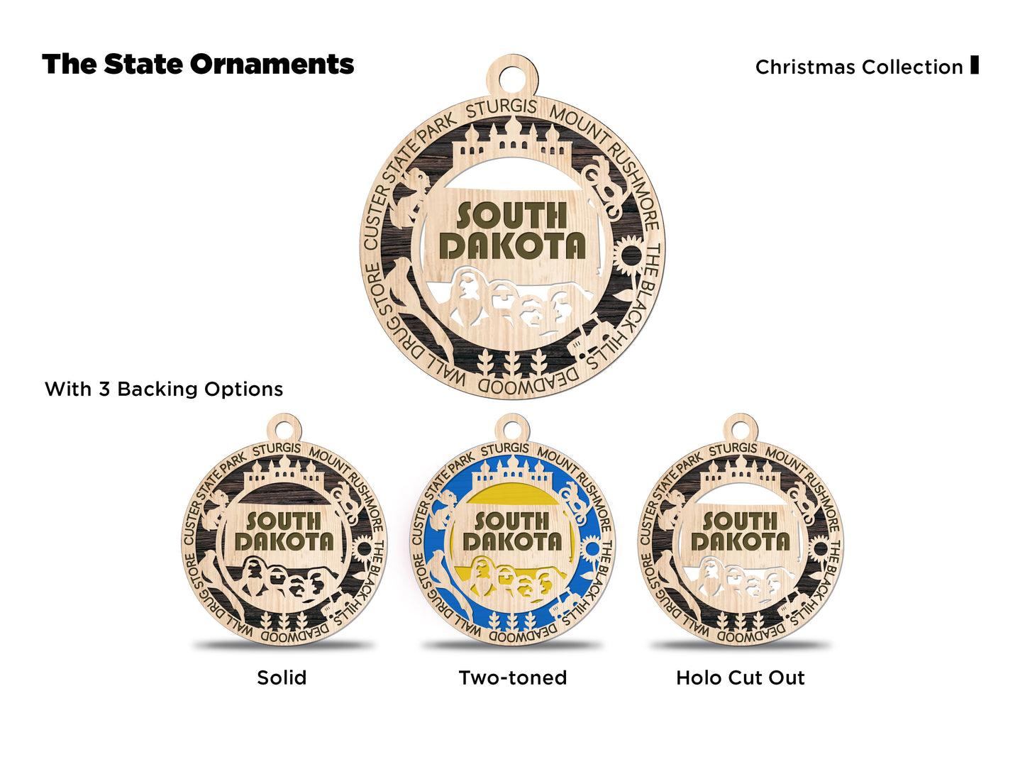 State Ornaments - South Dakota