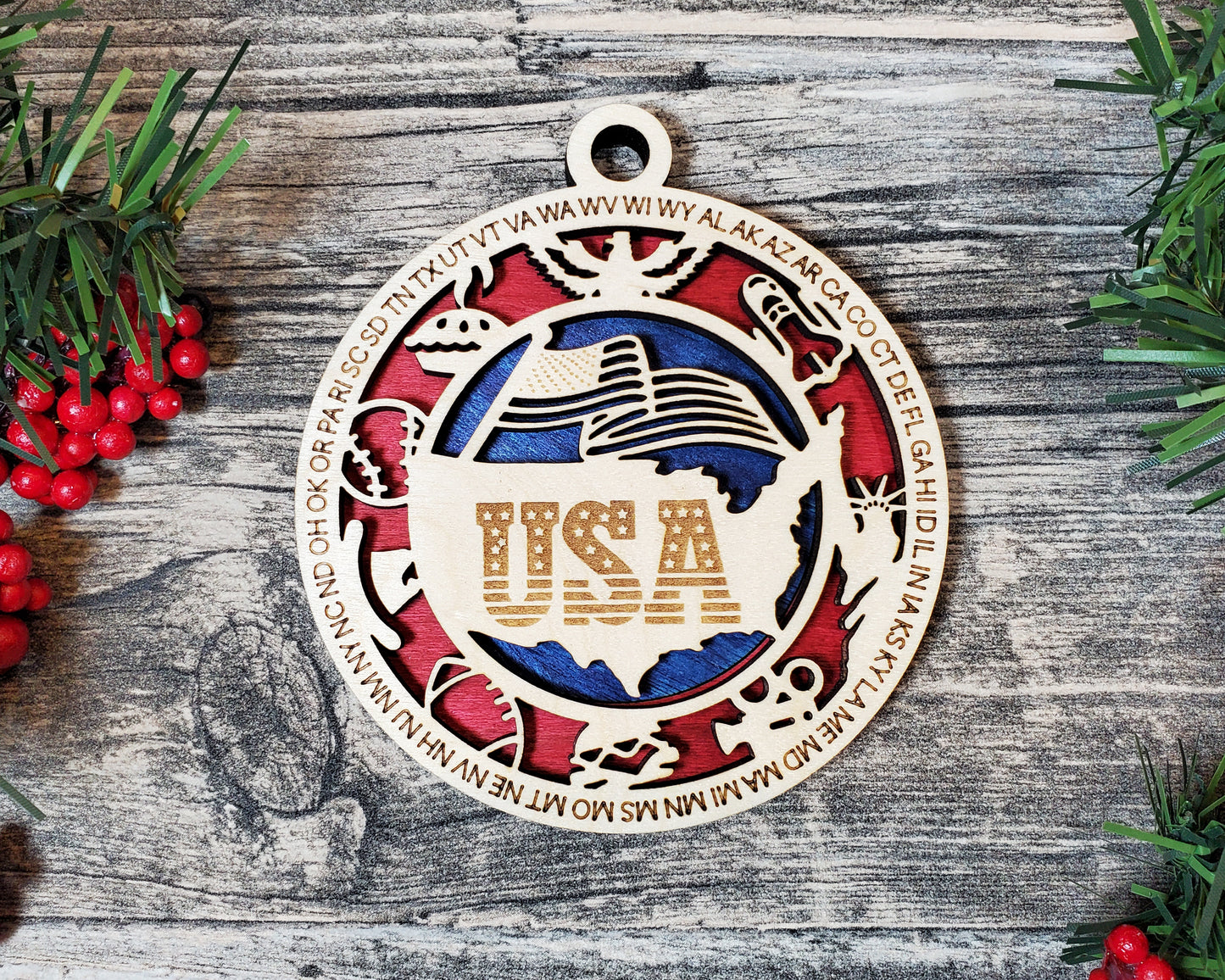 State Ornaments - USA