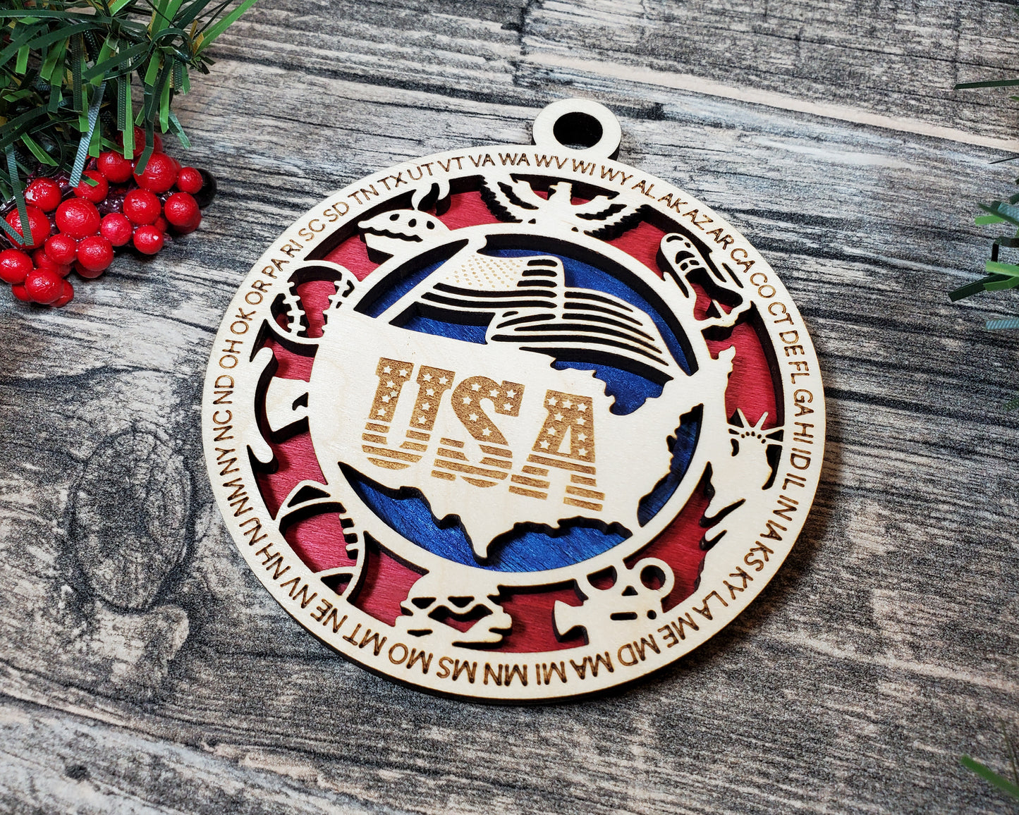 State Ornaments - USA