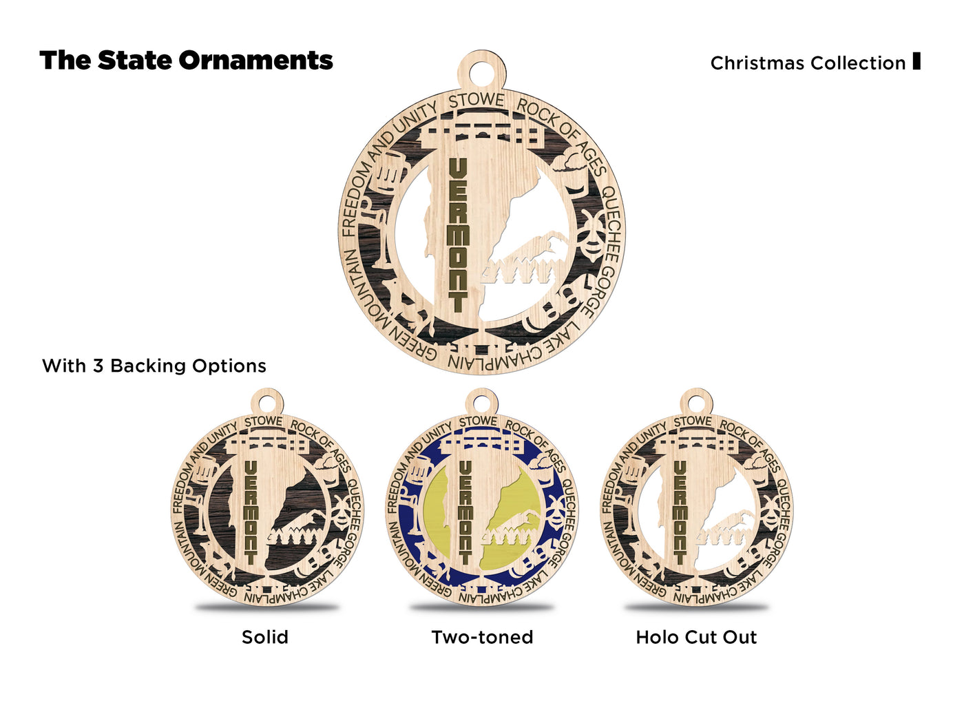 State Ornaments - Vermont