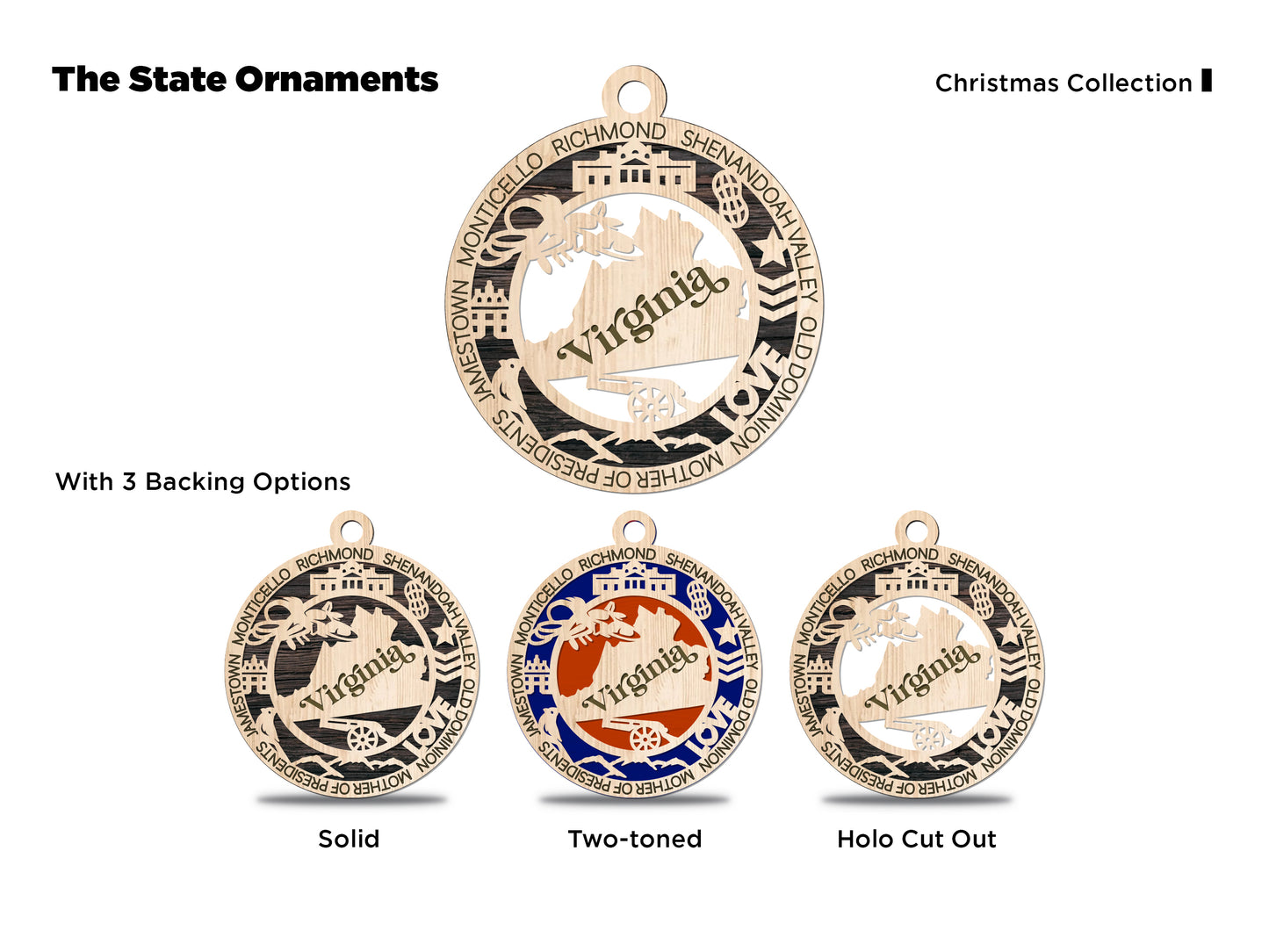 State Ornaments - Virginia