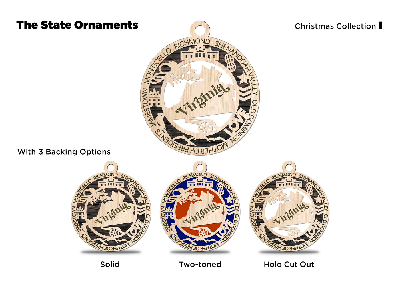 State Ornaments - Virginia