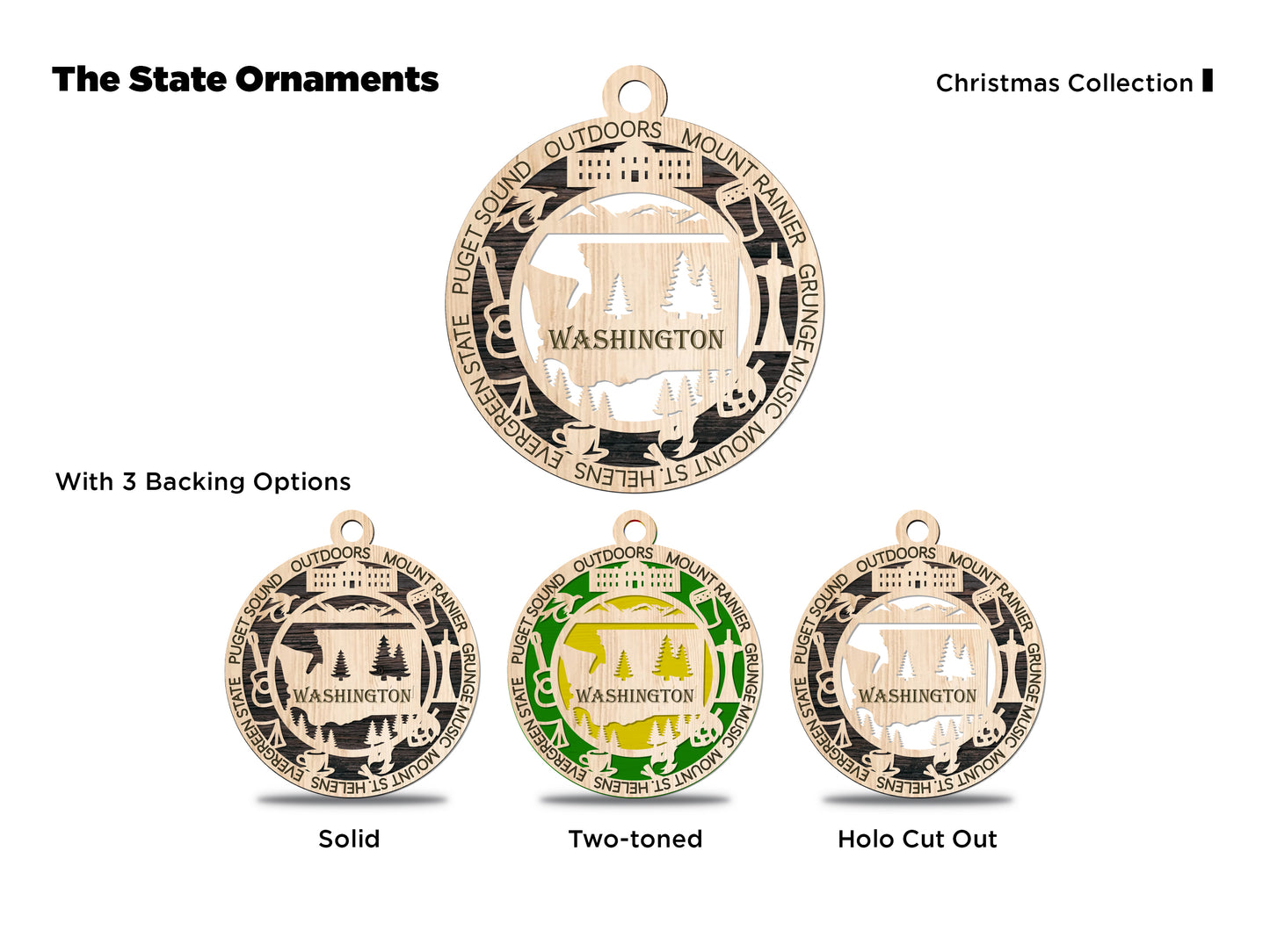 State Ornaments - Washington