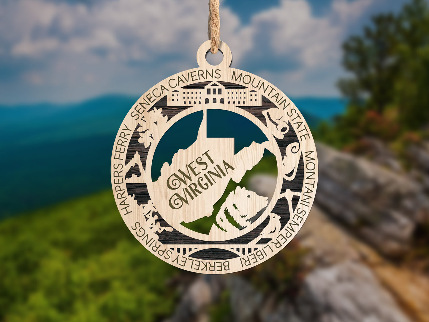 State Ornaments - West Virginia