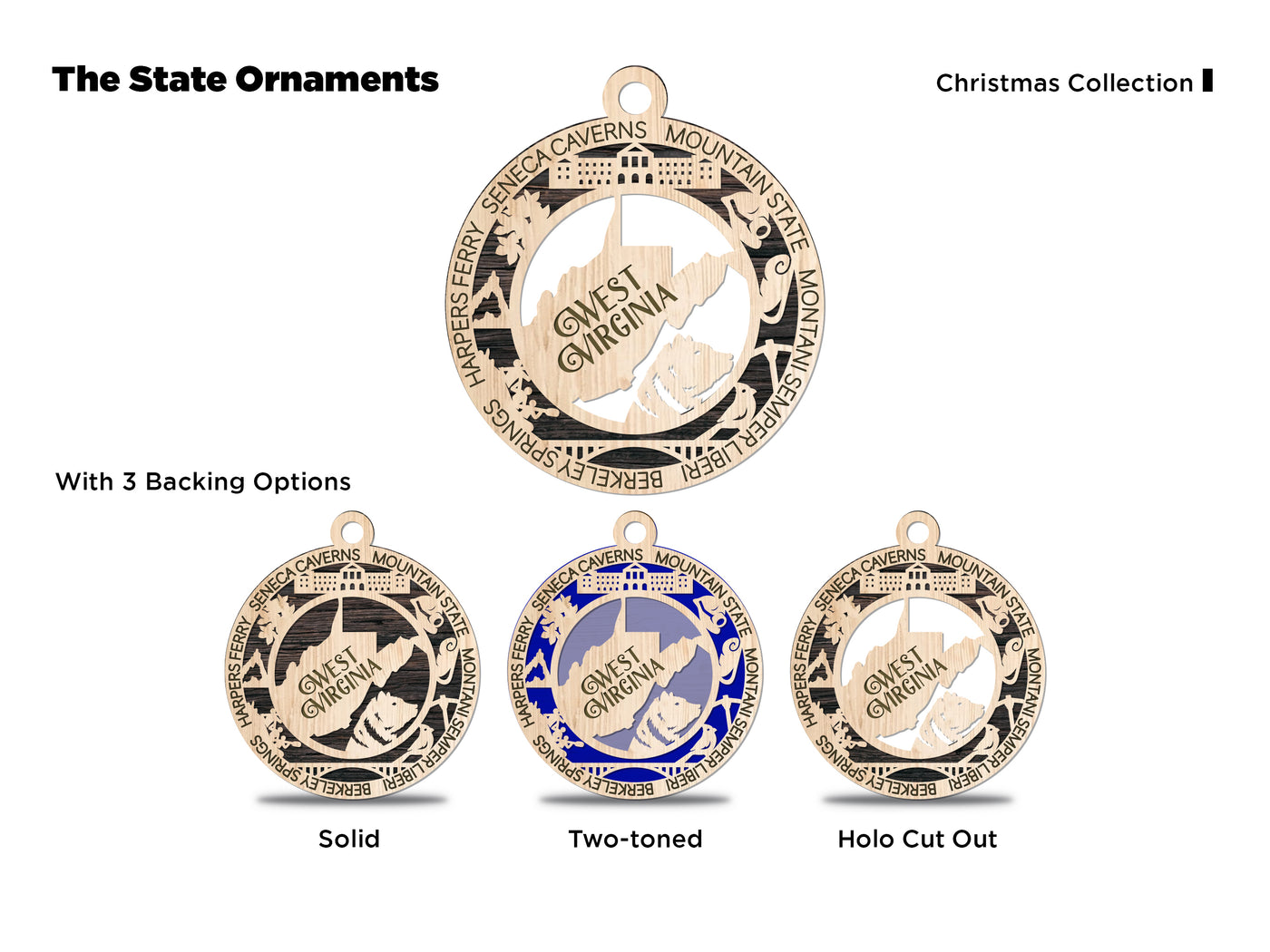 State Ornaments - West Virginia